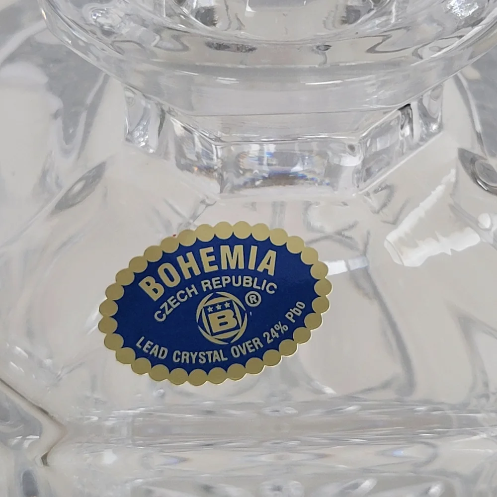 NWT Bohemian Crystal Decanter for Whisky Rum Brandy - Picture 8 of 11